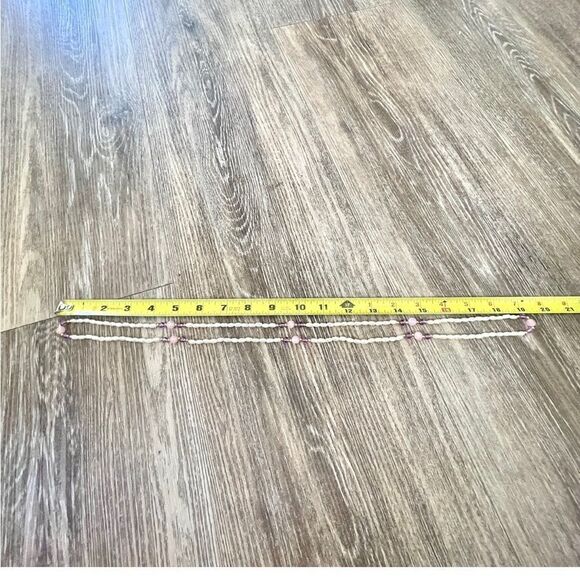 Faux freshwater pearl pink and purple necklace - Picture 9 of 9